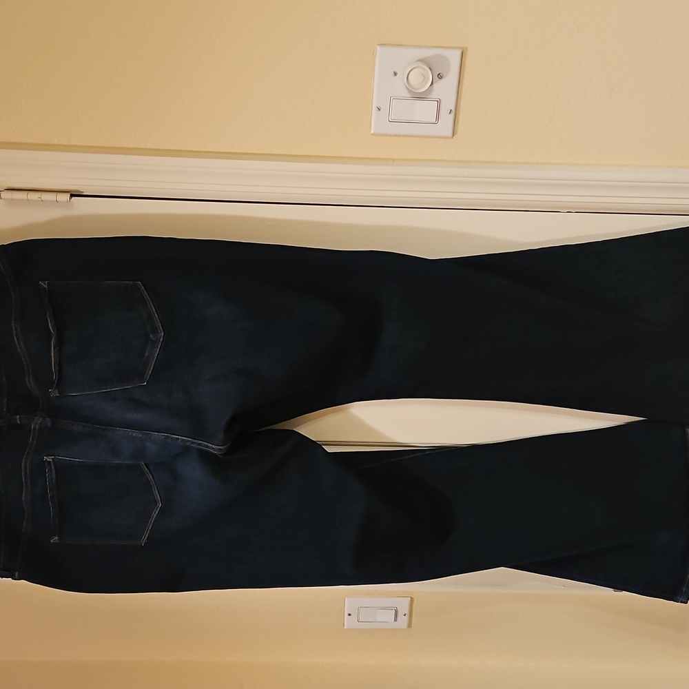 Ana High Rise Flare Dark Blue Jeans Size 22W - Picture 6 of 9